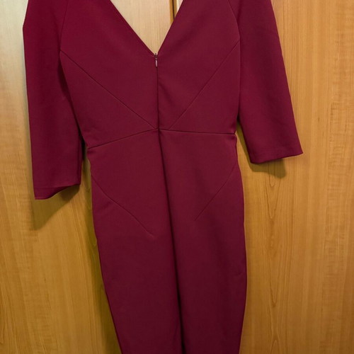 Zara evening dress burgundy like new, size M