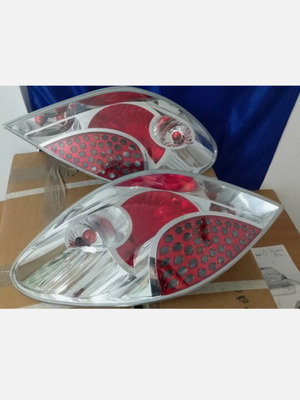 Peugeot 207 Rear Taillight Set Genuine 9682.R7 Crystal Look New