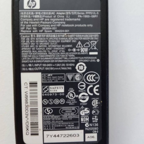 HP AC Adapter for Deskjet 1010 1510 1515 2548 2648 printers used