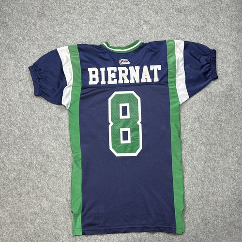 Vintage 90s Game Worn Canadian Football Jersey #8 Ridge Navy Green M used