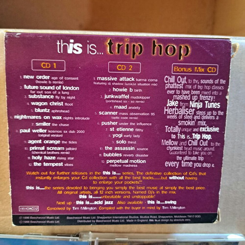 Various This Is... Trip Hop 3xCD used, compilation, big box