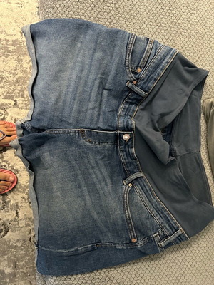H&M maternity shorts blue like new, size XL