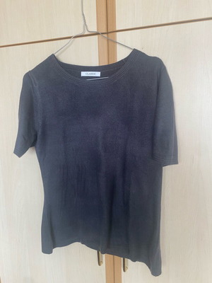 Marks & Spencer blouse used, soft, short-sleeved, blue, size S
