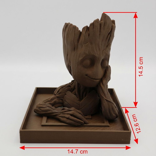 Groot planter in modern design new