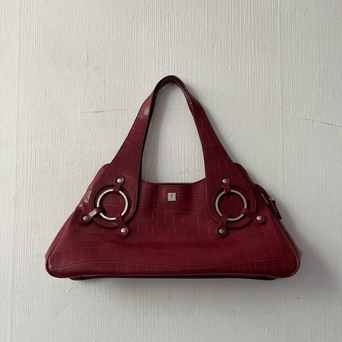 Kem vintage shoulder bag used, red