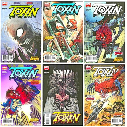 Spider-Man Toxin #1-6 Marvel Comics mini series