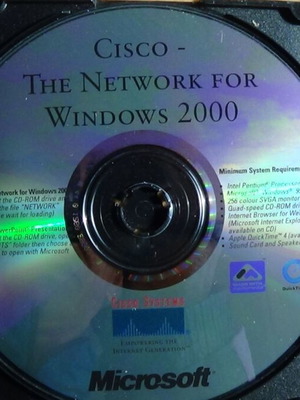 Συλλεκτικό CD Cisco The Network for Windows 2000 σαν καινούργιο