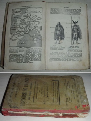 Histoire de France used school book 1900s