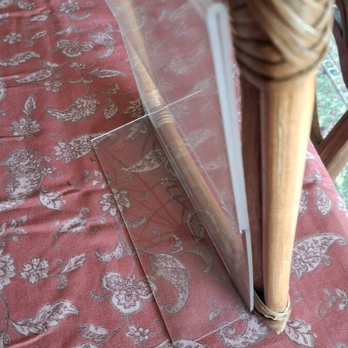 Bamboo wooden frame large, like new 27x31