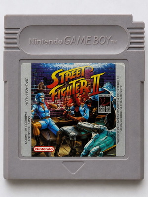 Street Fighter II Game Boy cartridge used, only cartridge works