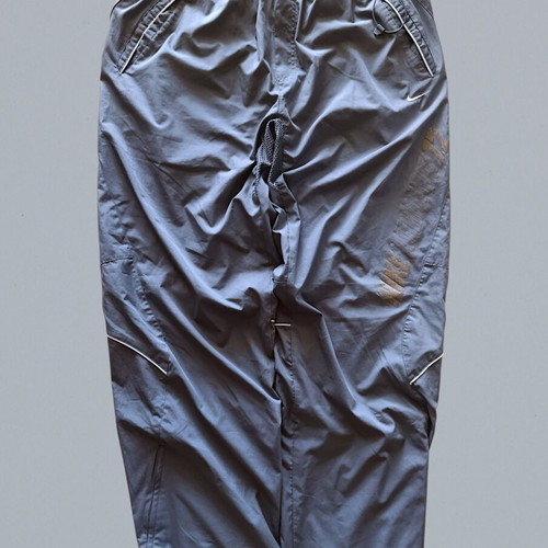 Nike Athletic 72 vintage Y2K track pants men's large grey baggy fit