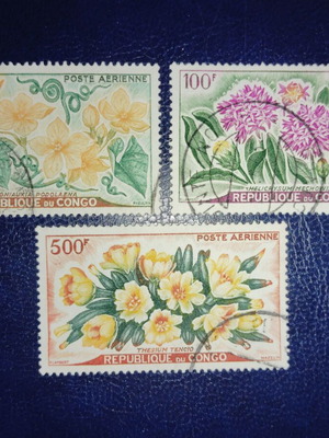 Congo 1961 airmail stamp set new