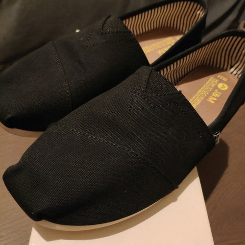 Espadrilles J&M black like new, size 44