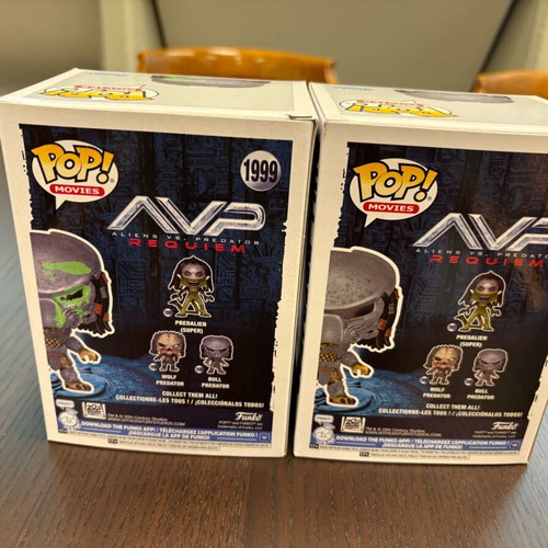 Funko Pop! AVP Requiem Bull Predator 1999 new, 2 boxes