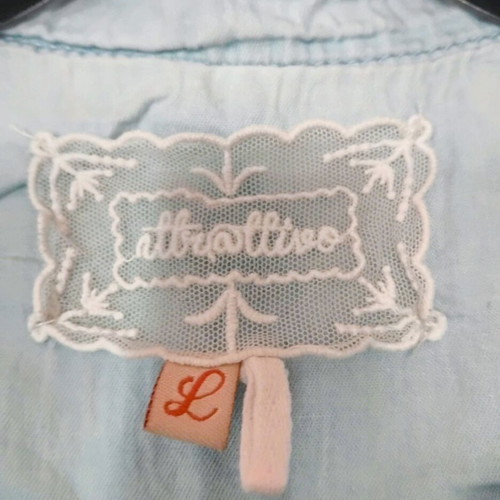Attrattivo jean dress like new, turquoise, medium size