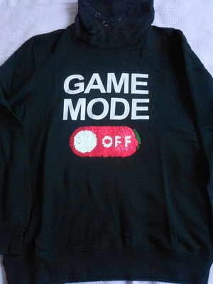 Детски суитшърт H&M като нов, черен с пайети Game Mode