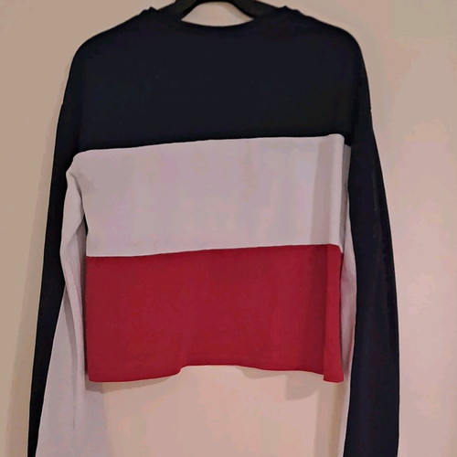 H&M long-sleeve blouse multicolored like new