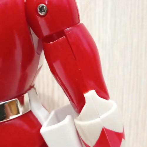 Mighty Morphin Power Rangers Red Ranger Figure Kick Action Bandai 1993