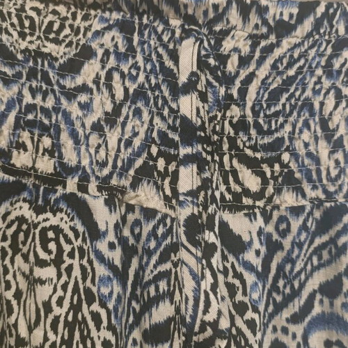 Blue palazzo pants new with elastic waist, size S