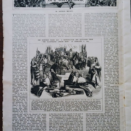 The Illustrated London News magazine used, edition 10-2-1945