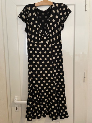 Evans polka dot rockabilly dress used, size UK 18-EU 46