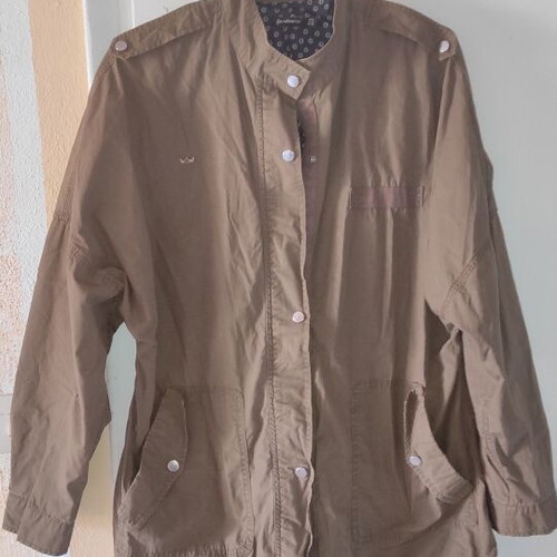 Stradivarius jacket used, size S, olive