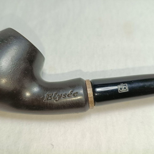 Elysee No.18 Tobacco Pipe with db Design Berlin Mouthpiece and .925 Silver Ring