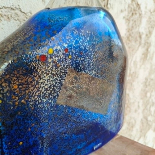 Art Glass Satellite Vase by Bertil Vallien for Kosta Boda, like new
