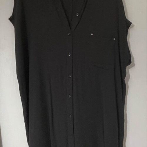Zara black shirt dress like new, size S/M