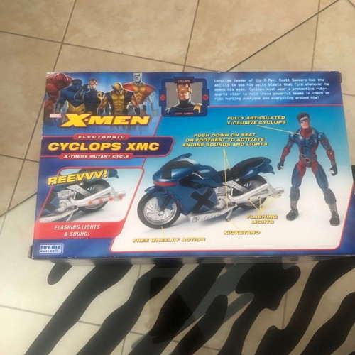 Cyclops X-Men Electronic XMC X-Treme Mutant Cycle figure boxset new