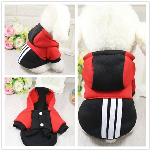 Dog Clothes Sporty Look Black-Red XXL new