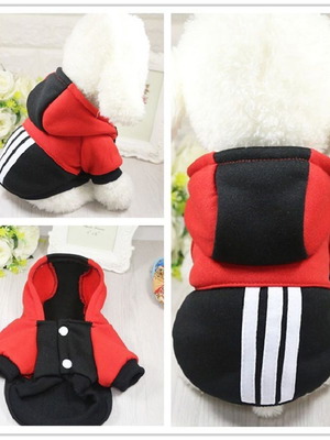 Dog Clothes Sporty Look Black-Red XXL new