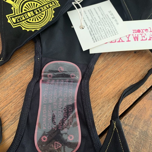 Frankie Morello Bikini new, black, medium top and small bottom