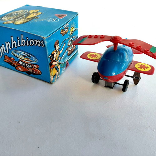 Amphibion Wind-Up Toy 1960s New Greek Made
