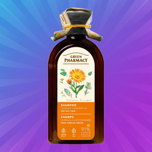 Shampoo with Calendula and Rosemary Oil for Oily Hair new, 350 ml