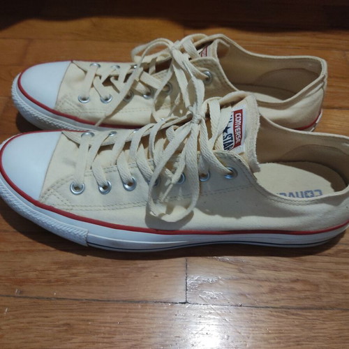 All star Converse sneakers size 45 like new, beige