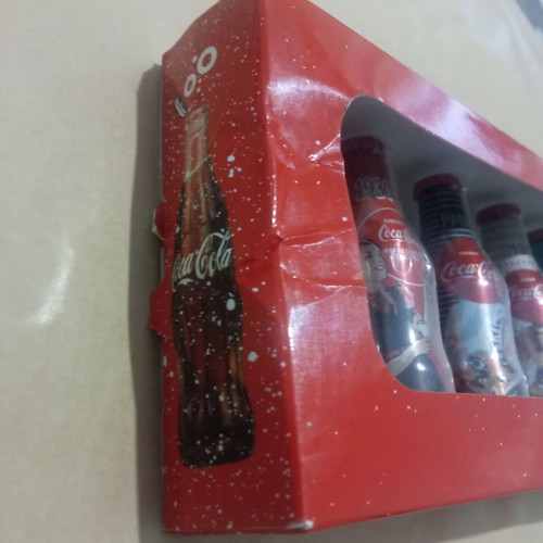 Coca-Cola Mini Bottles 100 Years Collectible Set like new