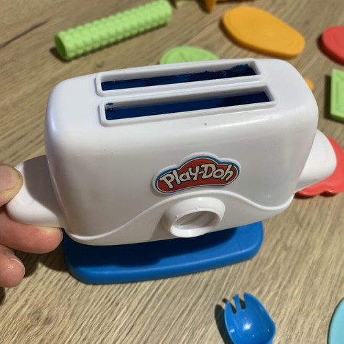 Play Doh Toaster Set like new with many designs