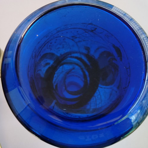 Old hookah used with painted glass from Constantinople