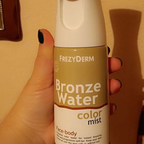 Bronze Water Color Mist new self-tanning spray with mitt