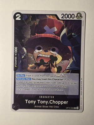 Tony Tony Chopper One Piece Card Game OP15-085 rare, like new