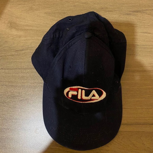 Fila cap used, dark blue