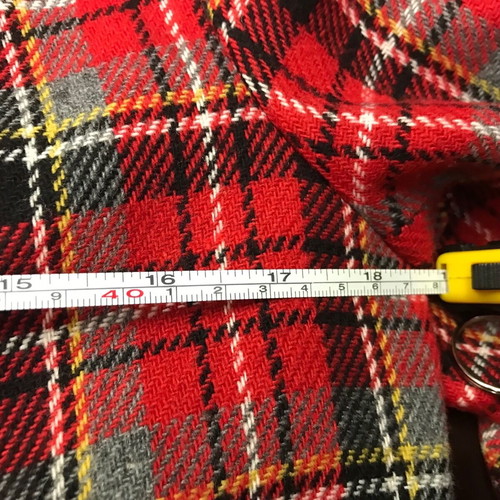 Plaid jacket Oscar woman’s collection used, No48, black and red
