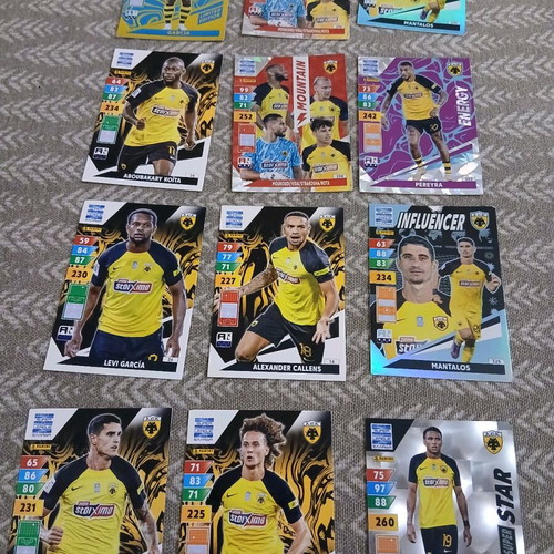 Panini Super League Greece 2024 cards used