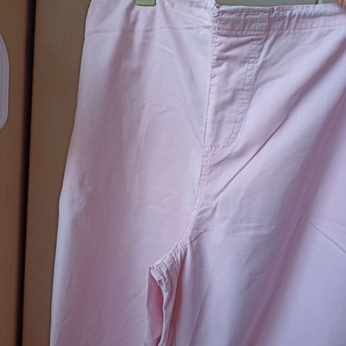 Stradivarius pink women's pants with side stripe, like new, size M