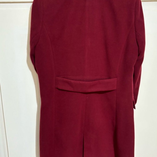 Paranoia Burgundy Coat like new, size L