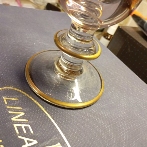 Linea Deg Handmade Authentic Italian Carafe and Glasses Set new