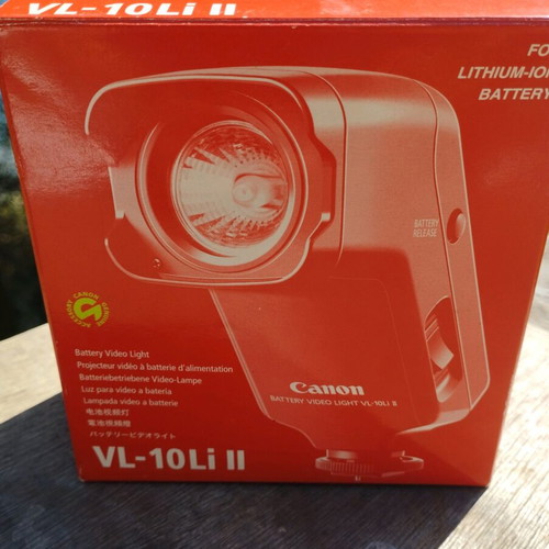 Canon VL-10Li II video light new for professional camcorders