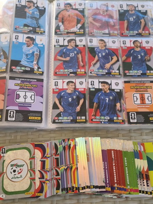 Panini World Cup 2026 Adrenalyn XL sticker cards, 190 regular and 33 special