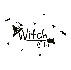 Αυτοκολλητο Τοιχου Παιδικου Δωματιου - The Witch Is In